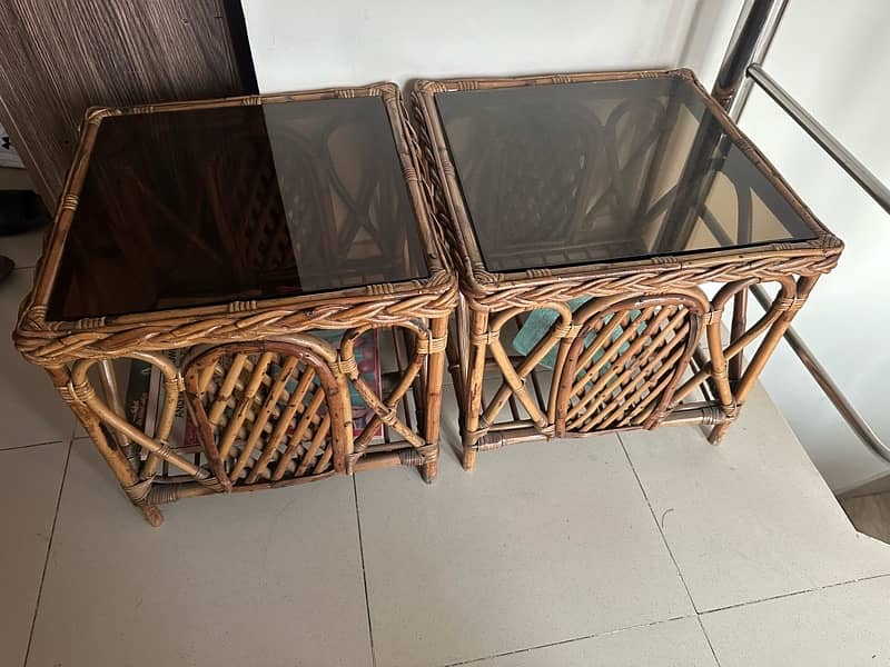 bans (bamboo) sofa set available for sale 4