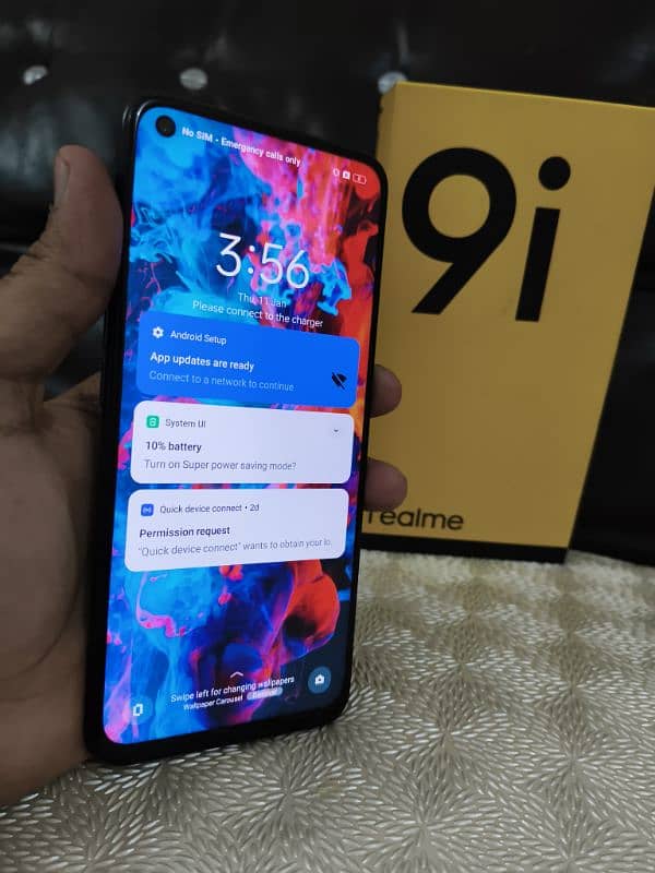 URGENTLY SALE MY REALME 9i (6GBGB+128GB) 10/9.5 CONDITION PTA APPROVE 2