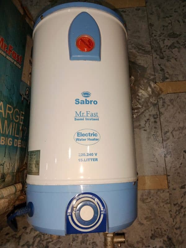 sabro Mr fast electric geeeser 15 liter 1