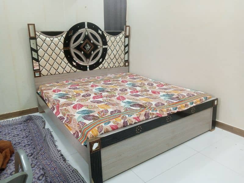 King Double bed with, Metress 1