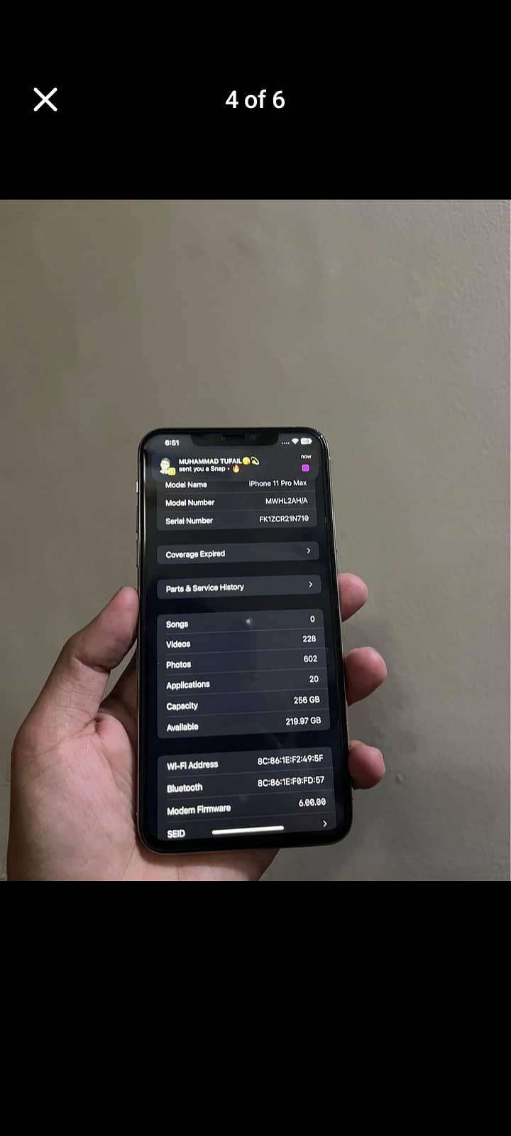 iphone 11 pro max 256 gb 7