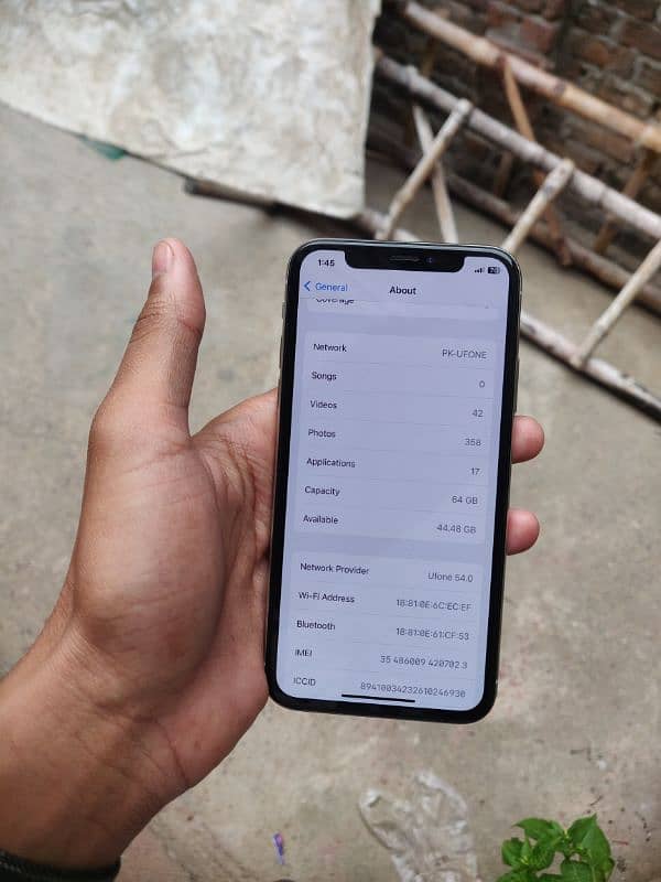 iphone x pta 64GB 2