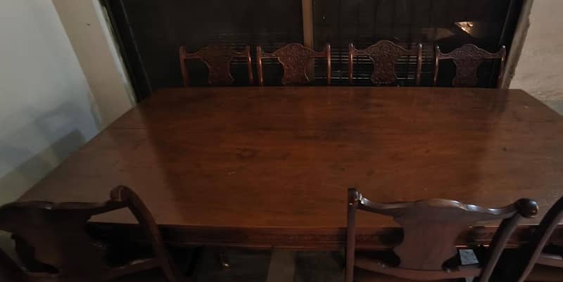 Pure Chiniot Wood Dining Table Set (8 Seater - Excellent Quality) 1