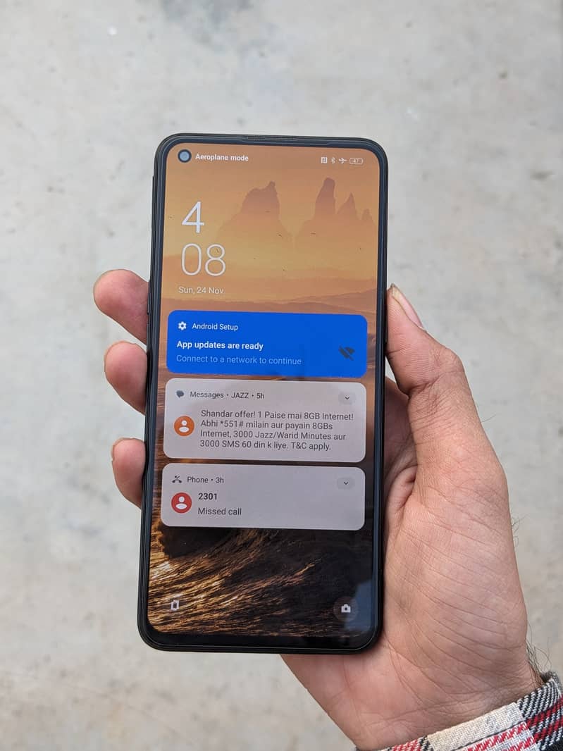 Oppo reno 6   8/128 with box and Original charger Front fingerprint 2