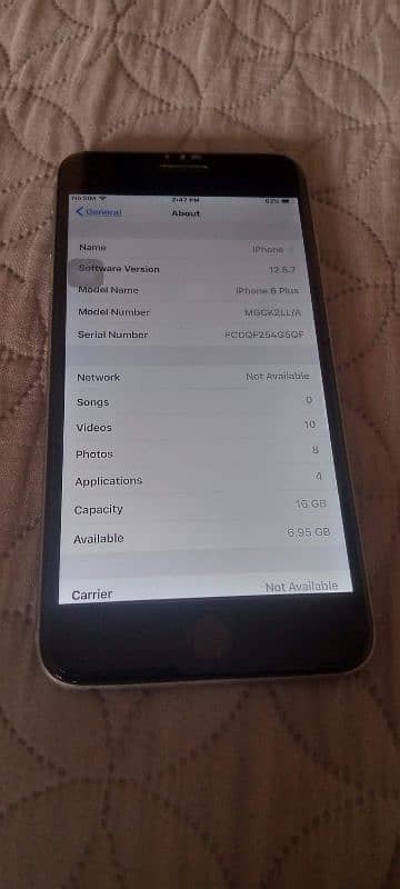 iPhone 6 plus non pta 100% battery health condition 10 by 10 1