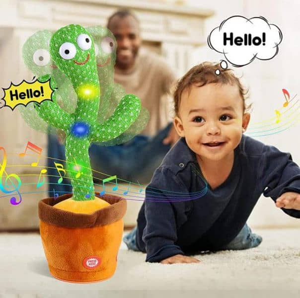 Dancing Cactus Talking Toy Tree Cactus Plush Toy For Children With Box 0