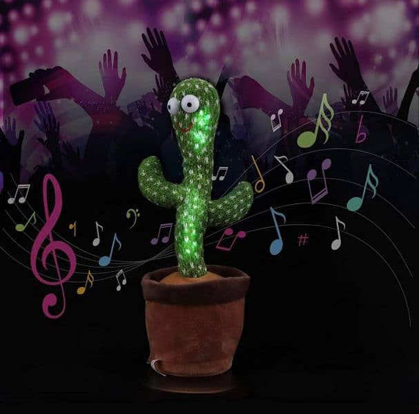 Dancing Cactus Talking Toy Tree Cactus Plush Toy For Children With Box 2