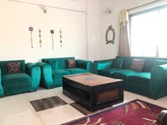 Emerald Green Velvet Sofa Set