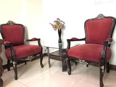 Maroon Chinioti Chairs