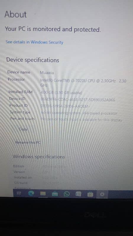 Dell laptop For sale 3