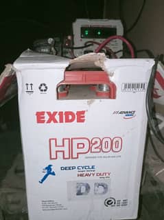 Exide HP 200 Battery + UPS + inverter For Sale l.