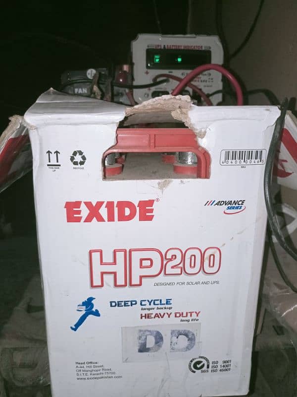 Exide HP 200 Battery + UPS + inverter For Sale l. 0