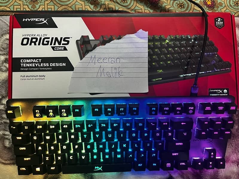 HyperX alloy origins tkl gaming keyboard 1