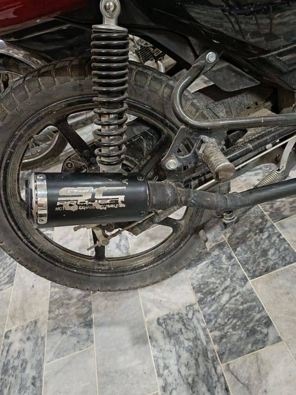 Yamaha ybr exhaust silencer (SC project) 1