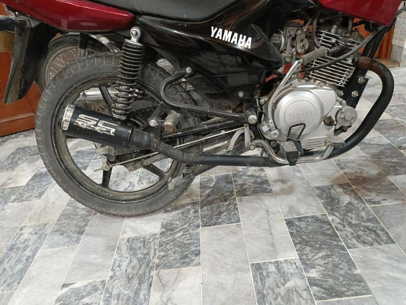 Yamaha ybr exhaust silencer (SC project) 2