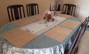 Dinning table with 6 chairs