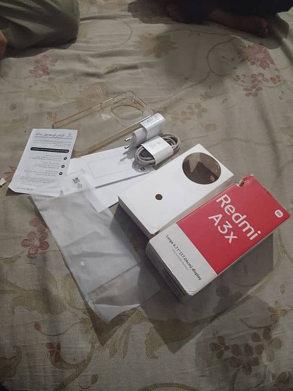 realme A3X only one month use with box charger original 6