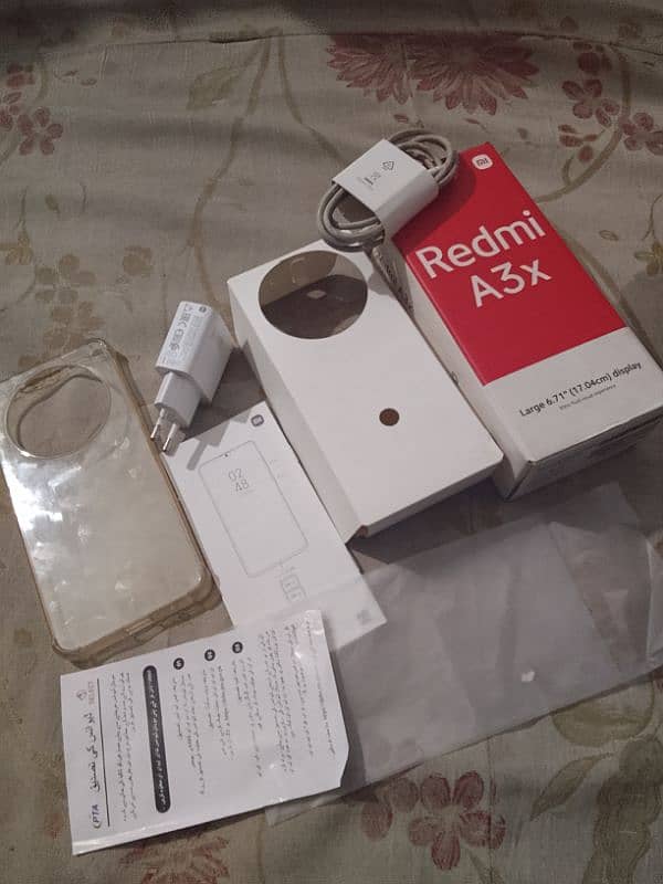 realme A3X only one month use with box charger original 7