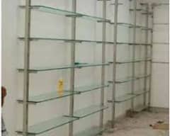 glass racks for shop