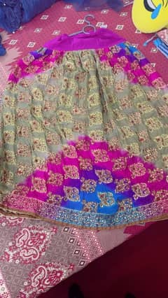 multi color lehenga