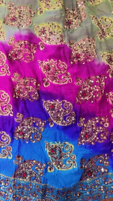 multi color lehenga 1