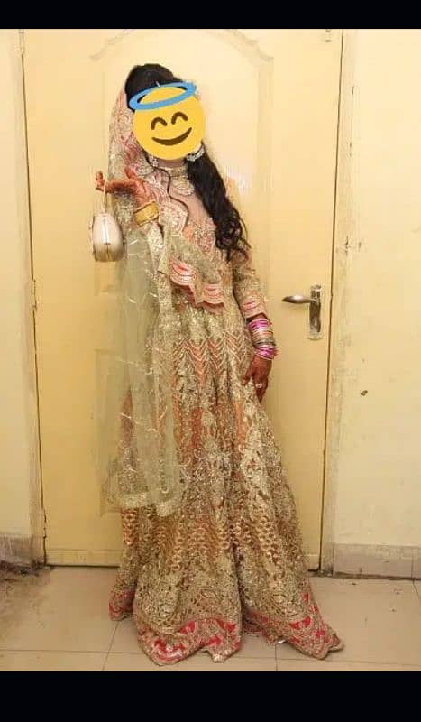 Bridal maxy with fancy dupatta 0