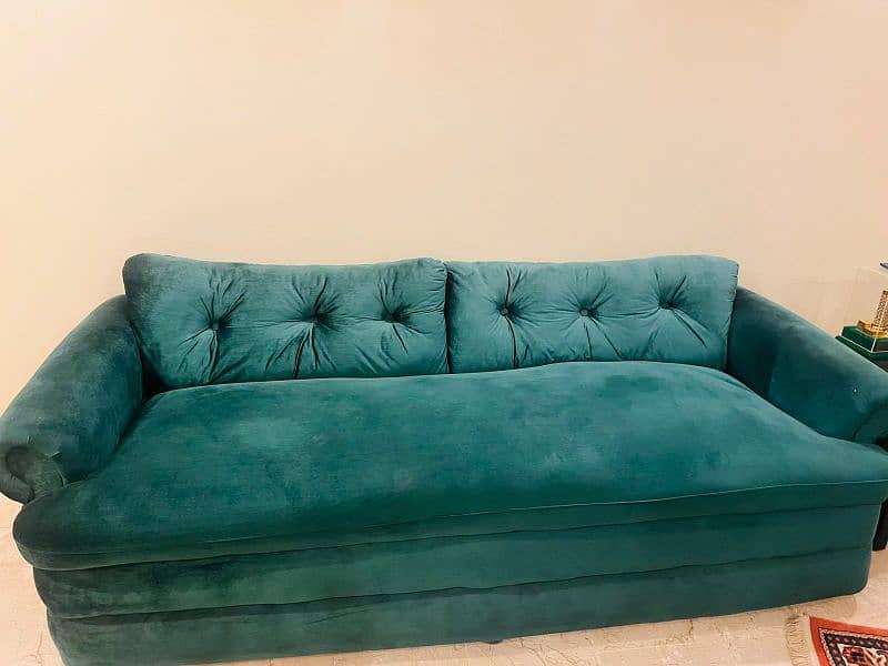 sofa set in excellent condition 0