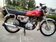 Honda CG 125 self start 22Model All Punjab number registered