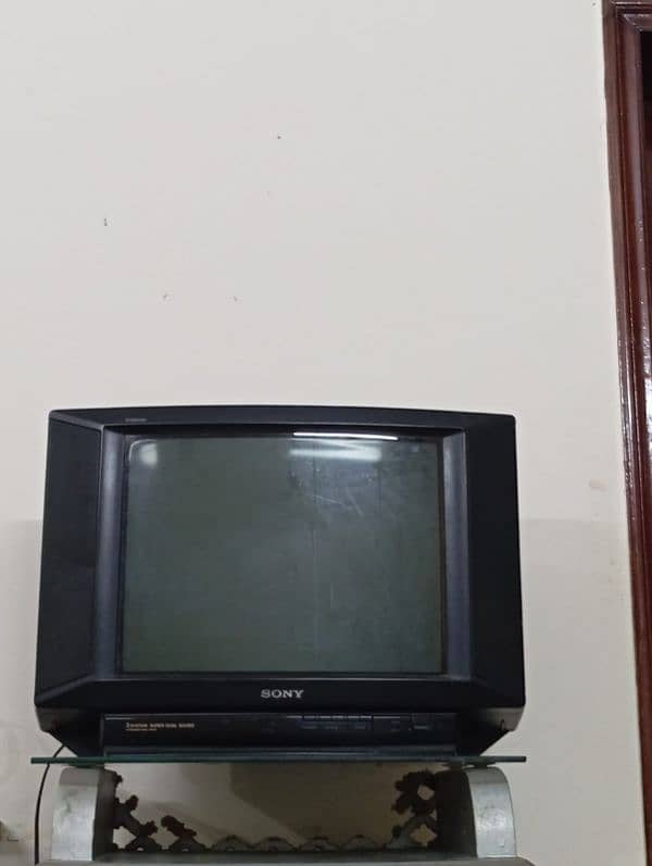 Sony TV with trolley 1