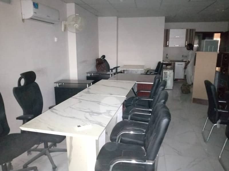 Furnished office for rent in bahria town Karachi 7