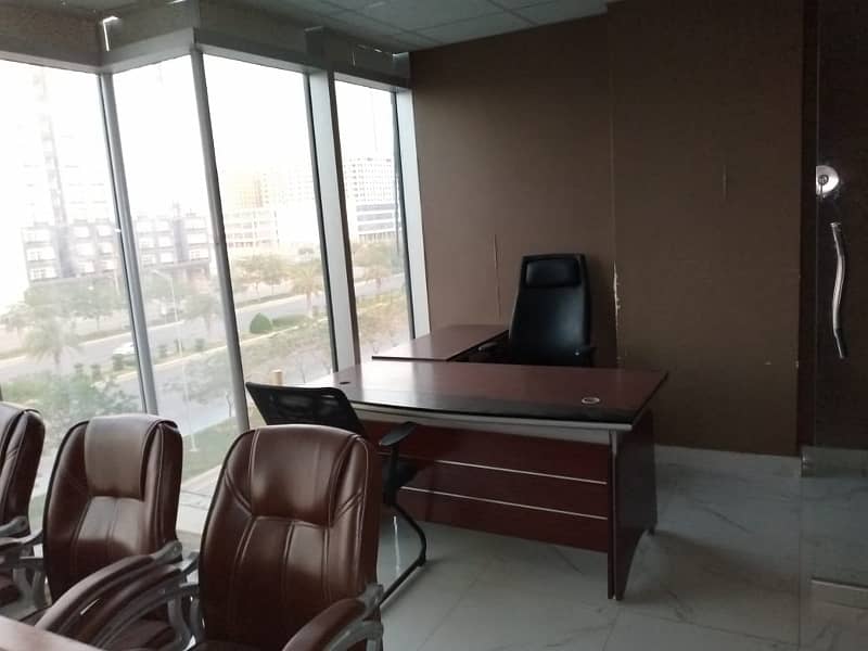 Furnished office for rent in bahria town Karachi 8