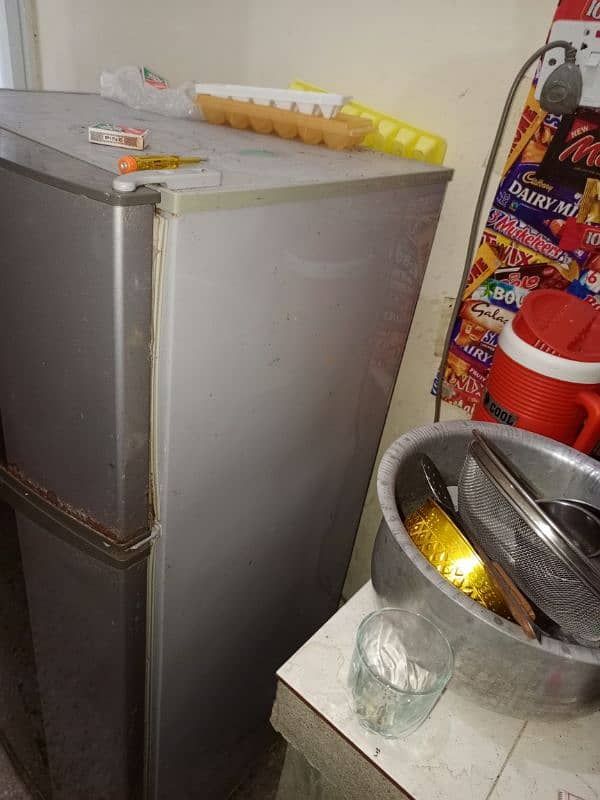 rifrigerator for sale, price is negotiable and two door  fell company 3