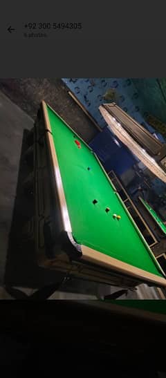 snooker table