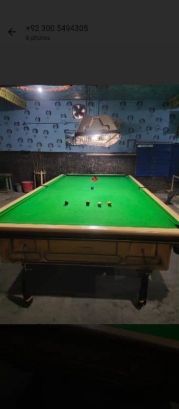 snooker table 1