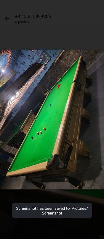 snooker table 2