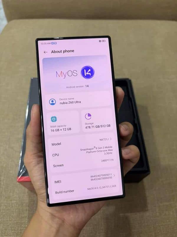 nobia z60 ultra 16/512 GB 03240537819 my WhatsApp number 0