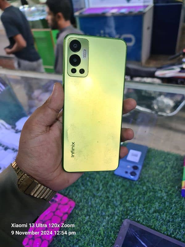 infinix Hot 12 6gb 128gb only box pta approved 2