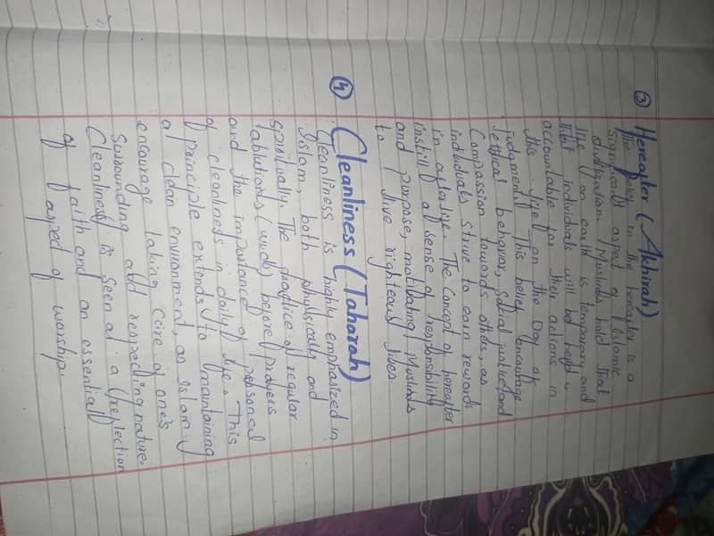 Hand written assignment work 2