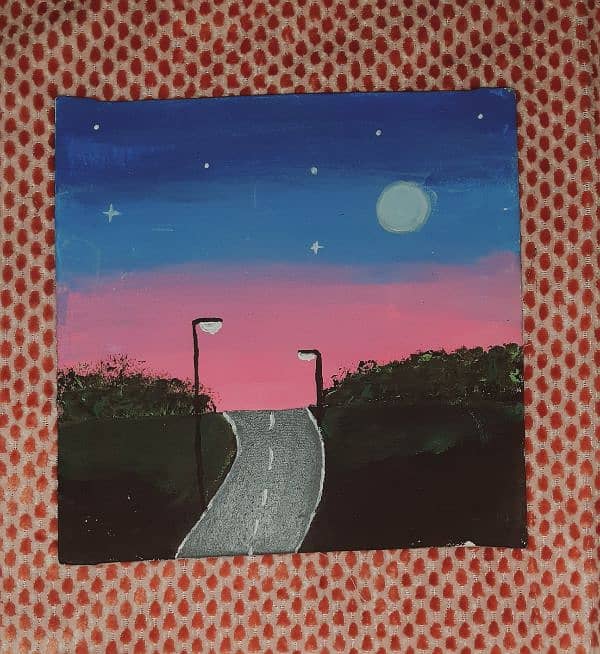 Road View | Canvas Art | Sunset 0