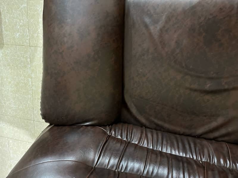 7 Seated leather Sofa Set 2