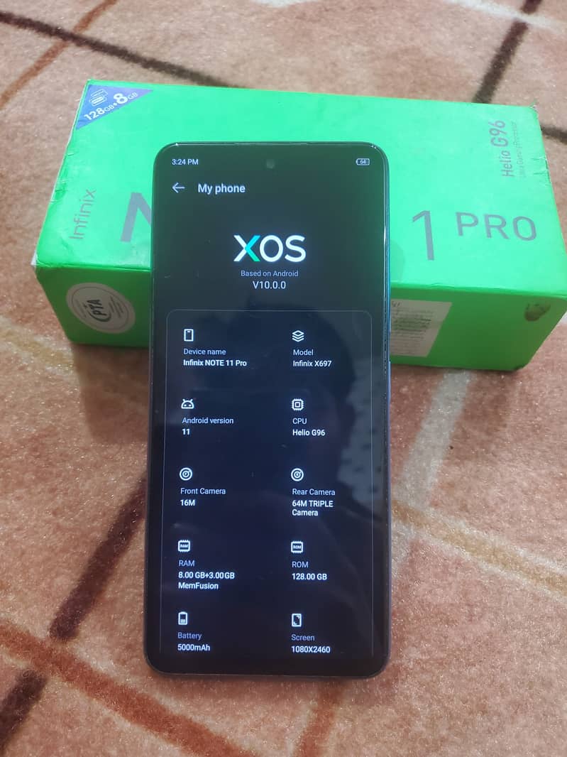 Infinix Note 11 Pro- 8GB 128GB- PTA Approved 1