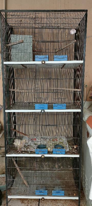 solid Iron 4th floor cage ( Hens, Birds) 0