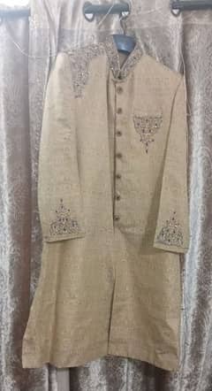 groom sherwani jamawar soft fr urgnt sale