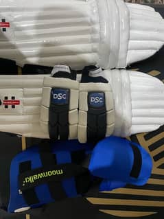 Cricket branded Leg Pad/Thigh pad/ Gloves