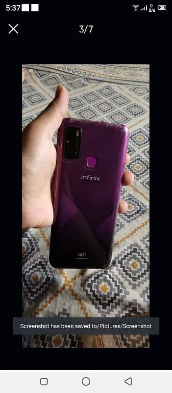 infinix hot 9 play all ok storage 2.32 hai box bhi hai 3