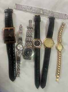 Assorted branded used watches