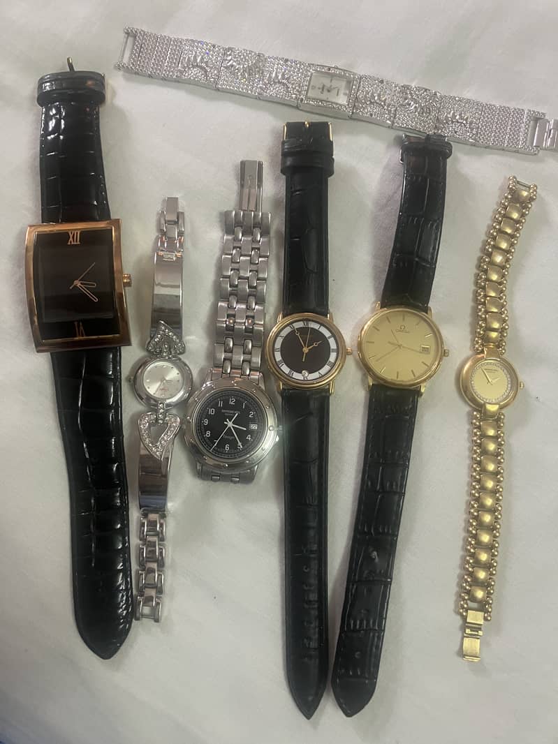 Assorted branded used watches 0