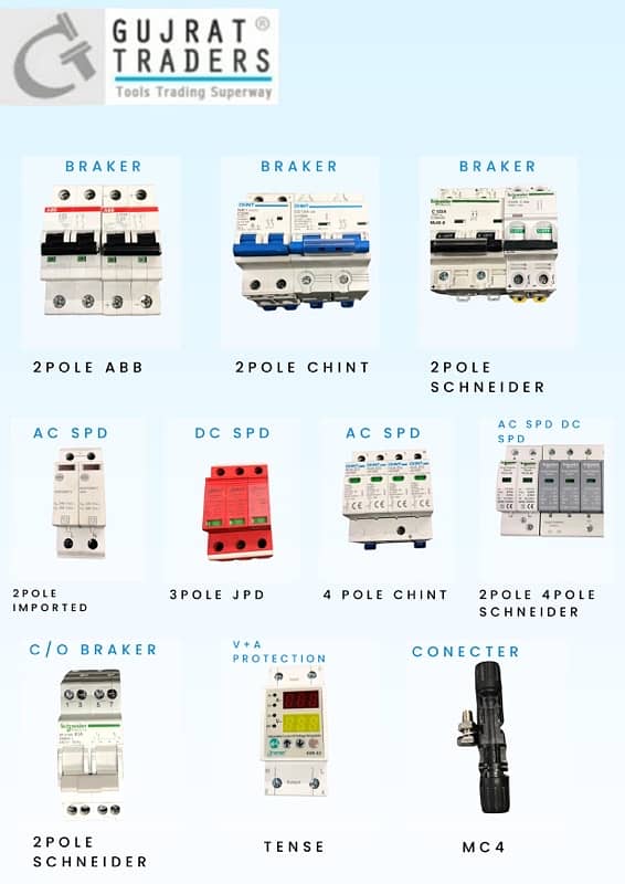 Electric Breaker mcb mccb solad rccb dc abb siemens hager legrand dc 0