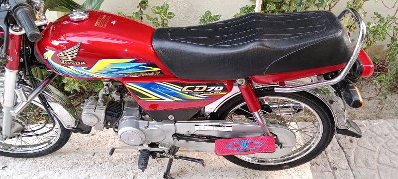 Honda CD 70 2020 21 model Islamabad number genuine condition 1