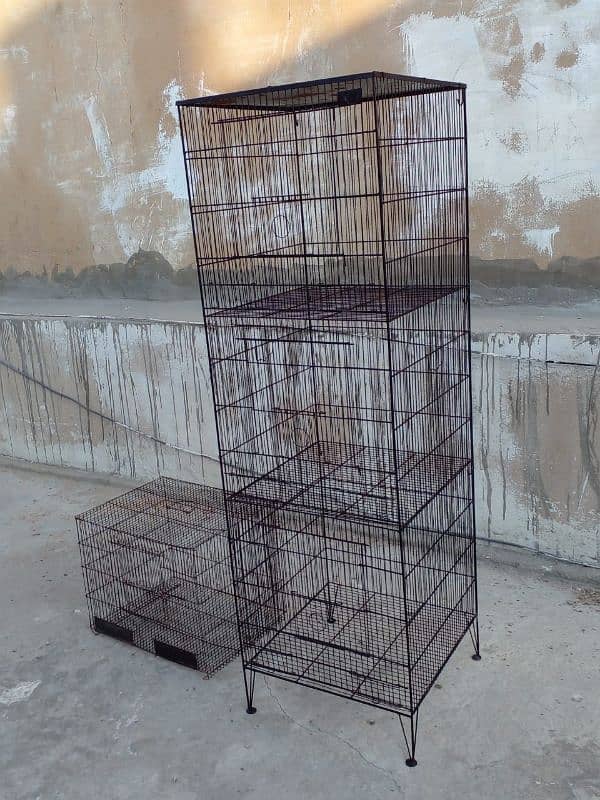 Parrot cage 3 portion for sale 2